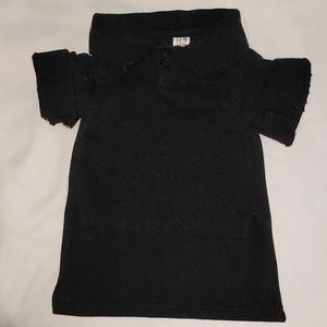 ❤️ Black Polo Shirt small